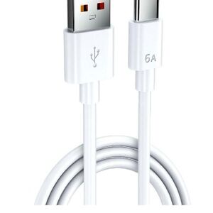 White USB Charging Cable